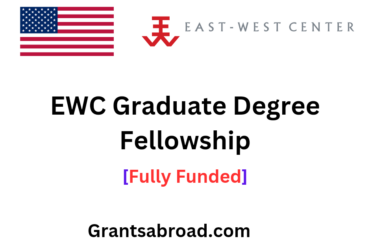 EWC Graduate Degree Fellowship, USA 2025